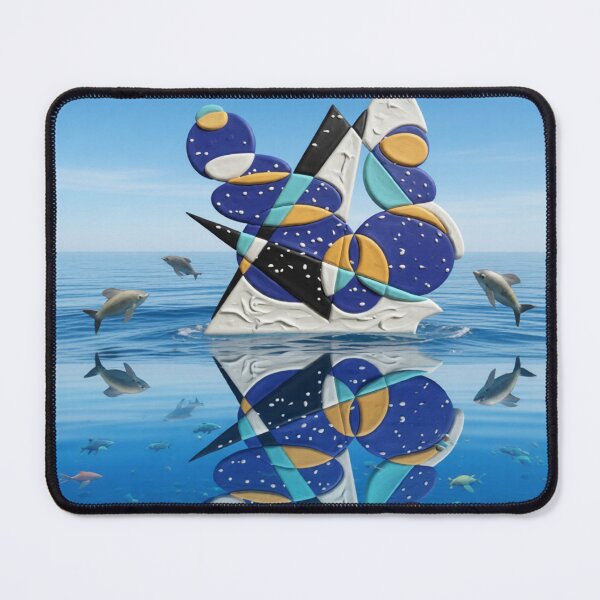 Item preview, arctic wings sky ocean inversion colorful geometric abstract design designed and sold by SmashingDeals.
