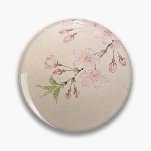 Item preview, Minimalist Japandi Cherry Blossom Watercolor designed and sold by Shiden-Bamboo.