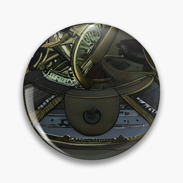 Item preview, Dark Samurai Mask Extreme Close Eye Slit Blue Interior Filigree Stained Frame Art designed and sold by YugenWorkshop.