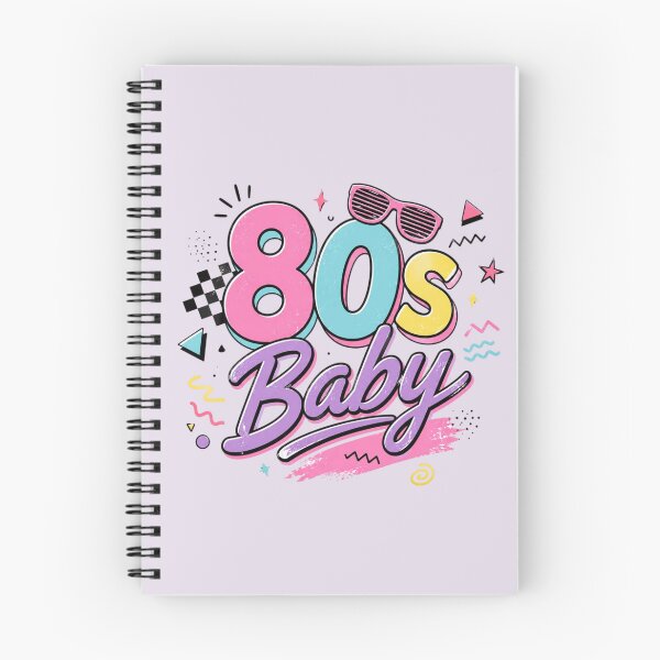 Item preview, 80s Baby Retro Vintage Aesthetic Cute Neon Typography T-Shirt Sticker Design designed and sold by Sanika arts .