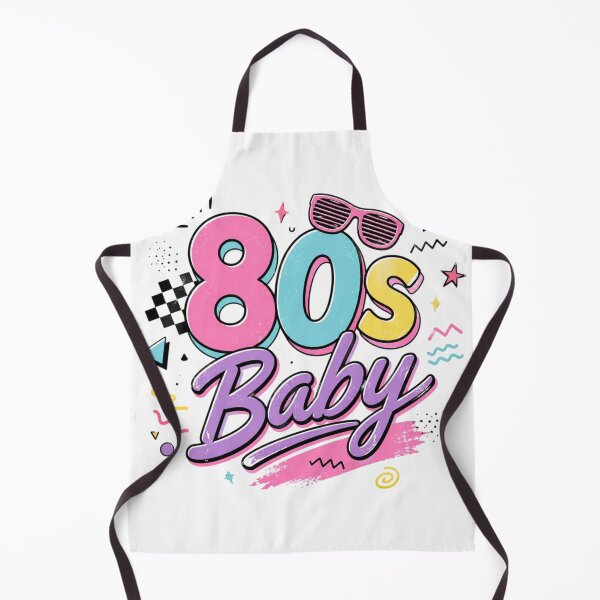 Item preview, 80s Baby Retro Vintage Aesthetic Cute Neon Typography T-Shirt Sticker Design designed and sold by Sanika arts .