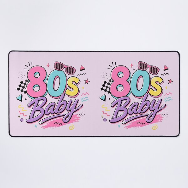 Item preview, 80s Baby Retro Vintage Aesthetic Cute Neon Typography T-Shirt Sticker Design designed and sold by Sanika arts .