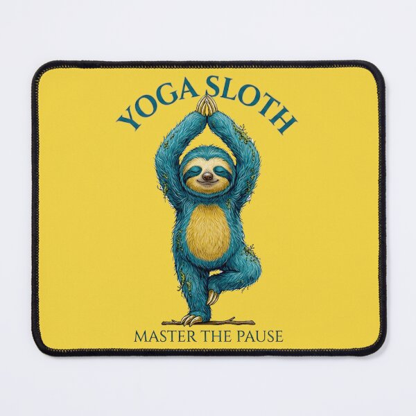 Item preview, Yoga Sloth: Pause Master designed and sold by Finding Source Designs.