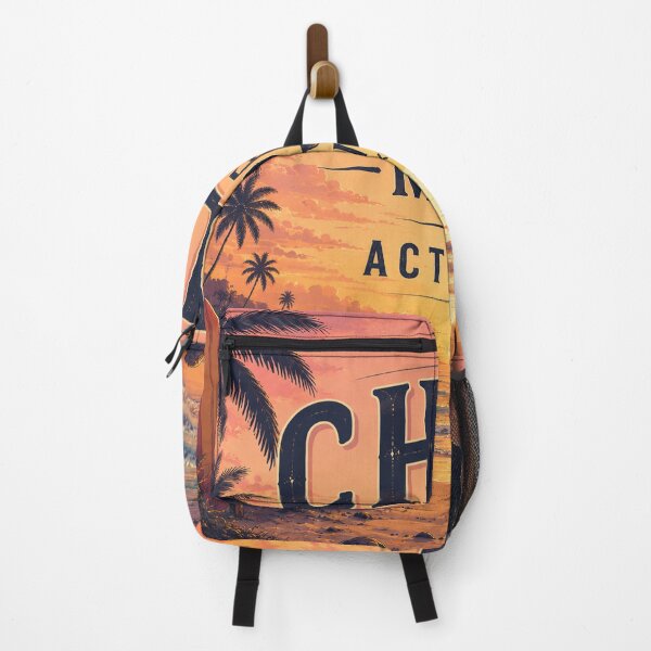 Item preview, Chill Mode Activated Beach Sunset Surf Aesthetic | Tropical Ocean Wall Art designed and sold by FestivityFinds.