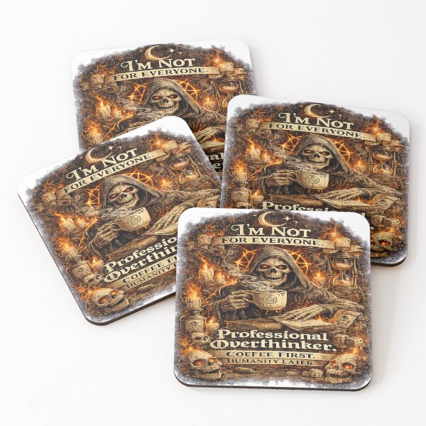 Item preview, Not for Everyone – Professional Overthinker (Coffee First Edition) designed and sold by Alchemy Forge.
