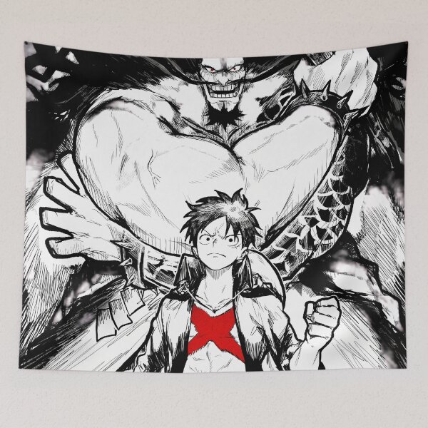 Item preview, Kaido One Piece Fierce Ink Aura With Luffy designed and sold by BrianRayan.