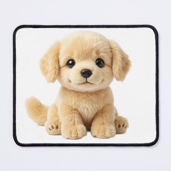 Item preview, Cute Fluffy Golden Retriever Plushie Art designed and sold by PMsticks.