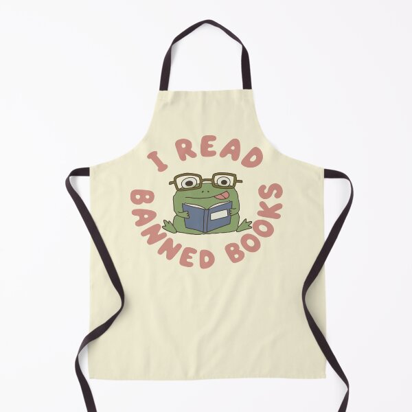 Item preview, Cute Frog I Read Banned Books designed and sold by Doodlywood.