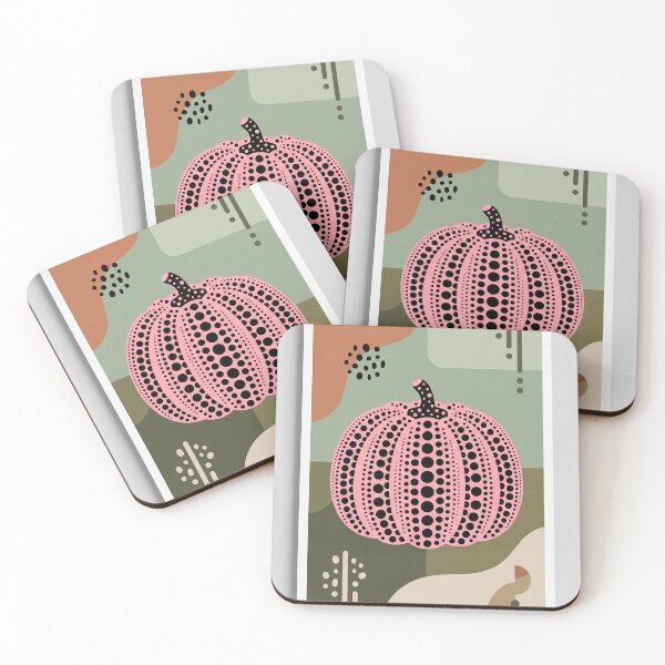 Item preview, Modern Japanese Abstract Pink Pumpkin designed and sold by Shiden-Bamboo.