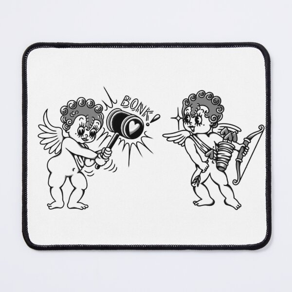 Item preview, Vintage Cupid Bonk American Traditional Tattoo Flash designed and sold by 七十紋身.