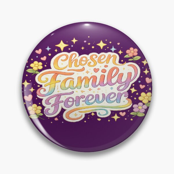 Item preview, Chosen Family Forever Retro Pride Sticker | LGBTQ Rainbow Gift | Queer Family Vintage Floral Aesthetic | Love Is Love designed and sold by ArtByTripti.