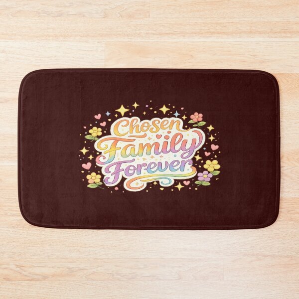 Item preview, Chosen Family Forever Retro Pride Sticker | LGBTQ Rainbow Gift | Queer Family Vintage Floral Aesthetic | Love Is Love designed and sold by ArtByTripti.
