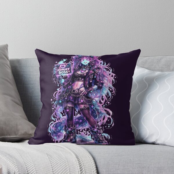 Item preview, Neon Cyber Mom Alien Creepy Cute Art designed and sold by ChaEmm_Studio.