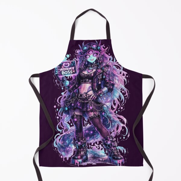 Item preview, Neon Cyber Mom Alien Creepy Cute Art designed and sold by ChaEmm_Studio.