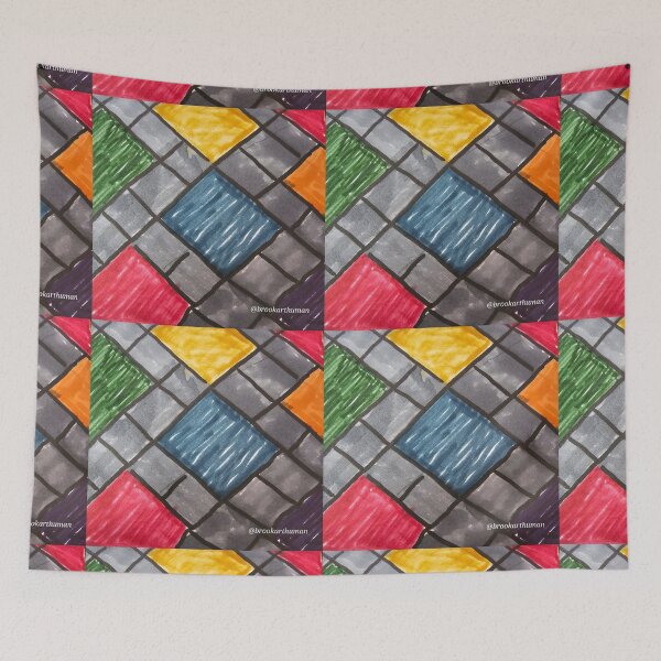 Item preview, Dark Rainbow Pavers designed and sold by DancingCreek.