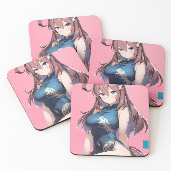 Item preview, Mihono Bourbon Uma Musume Blue Cheongsam Bold Style designed and sold by justnickthings.