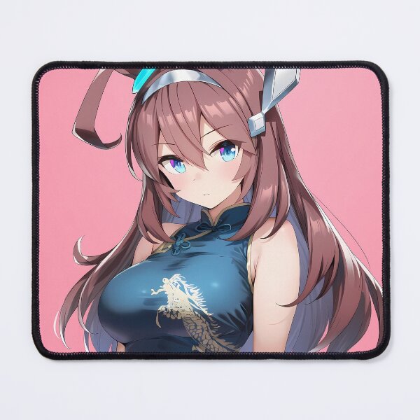 Item preview, Mihono Bourbon Uma Musume Blue Cheongsam Bold Style designed and sold by justnickthings.