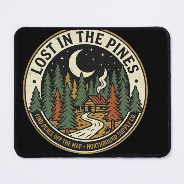 Item preview, Lost In The Pines designed and sold by Stickersdevelop.