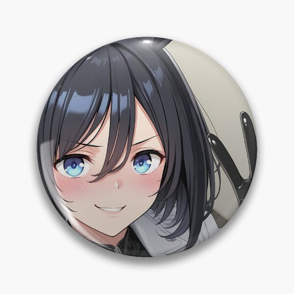 Item preview, Eishin Flash Uma Musume Black White Peace Sign designed and sold by justnickthings.