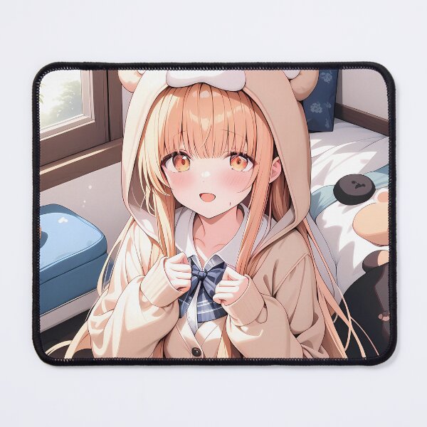 Item preview, Mahiru Shiina Angel Next Door Bear Hoodie Cozy Room designed and sold by justnickthings.