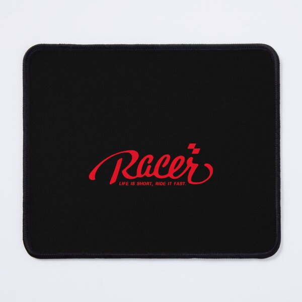 Item preview, Minimalist Red Script Typography Reading Racer on a Solid designed and sold by Geergio.