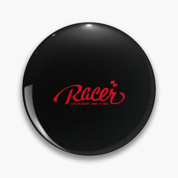 Item preview, Minimalist Red Script Typography Reading Racer on a Solid designed and sold by Geergio.