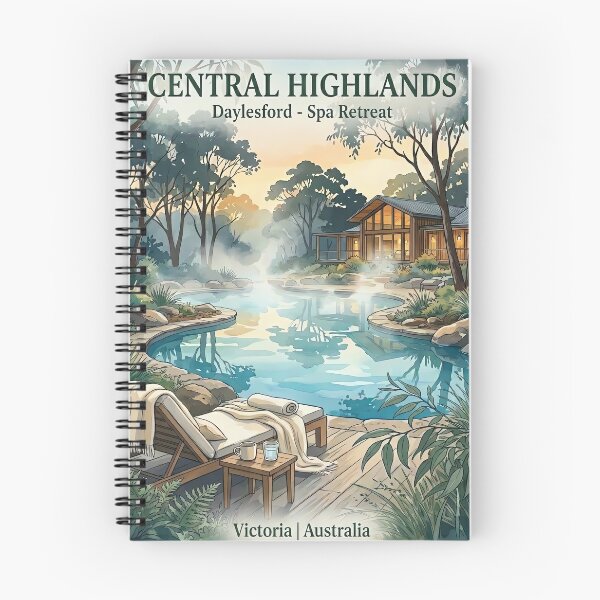 Item preview, Daylesford Spa Retreat Central Highlands Victoria designed and sold by NeighbourlyHues.