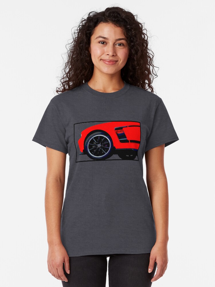 Alternate view of Shift Shirts Modern Muscle - Ford Mustang Boss 302 Inspired Classic T-Shirt