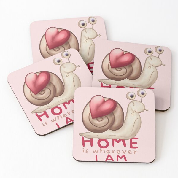 Item preview, Snail Home Wherever I Am designed and sold by QUEENOEST.
