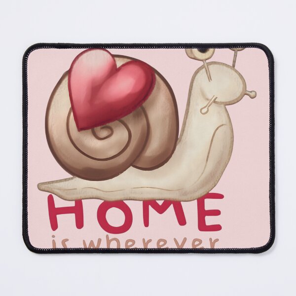 Item preview, Snail Home Wherever I Am designed and sold by QUEENOEST.