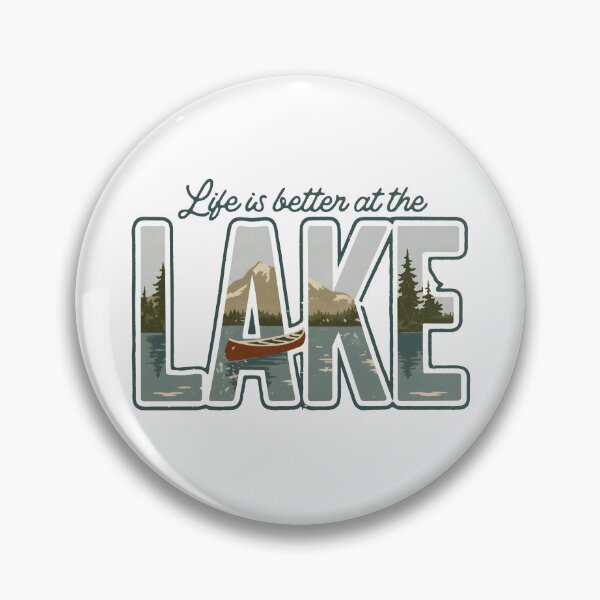 Item preview, Life Is Better At The Lake designed and sold by Chromarist.
