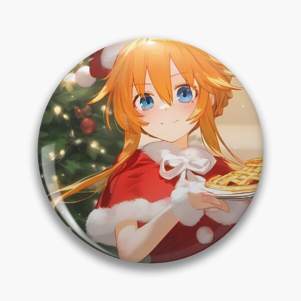 Item preview, Yamai Yuzuru Date A Live Snowman Christmas Pie Moment designed and sold by MicaheHaffner.