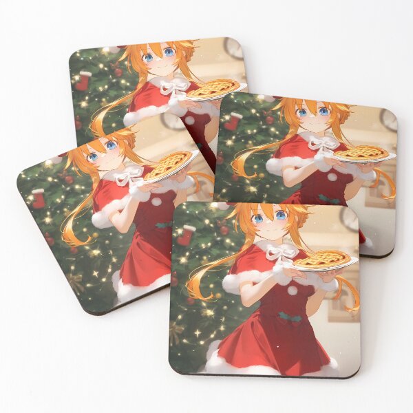 Item preview, Yamai Yuzuru Date A Live Snowman Christmas Pie Moment designed and sold by MicaheHaffner.