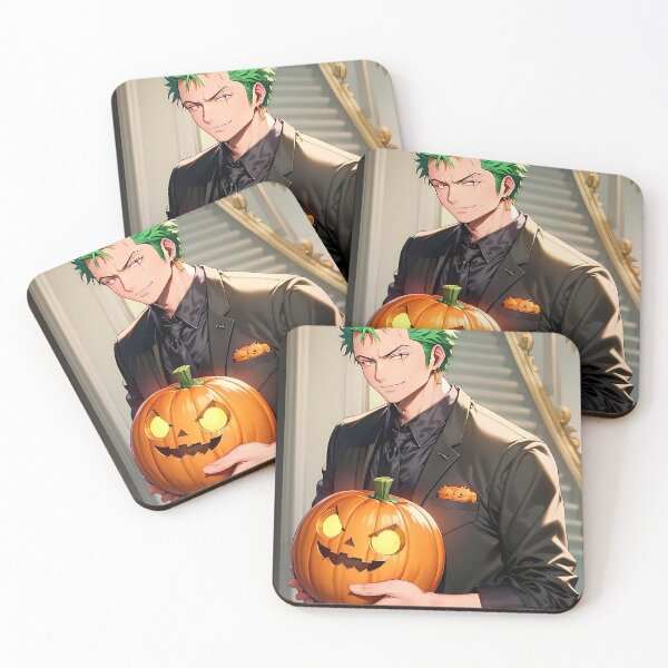 Item preview, Roronoa Zoro One Piece Halloween Pumpkin Gentleman Anime Mood designed and sold by MicaheHaffner.