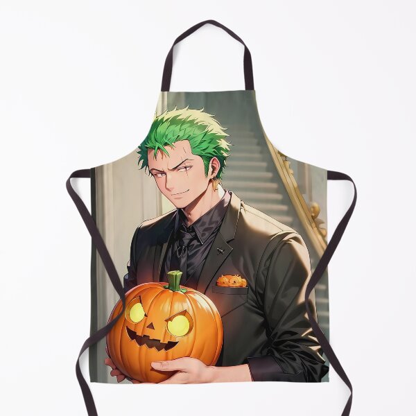Item preview, Roronoa Zoro One Piece Halloween Pumpkin Gentleman Anime Mood designed and sold by MicaheHaffner.