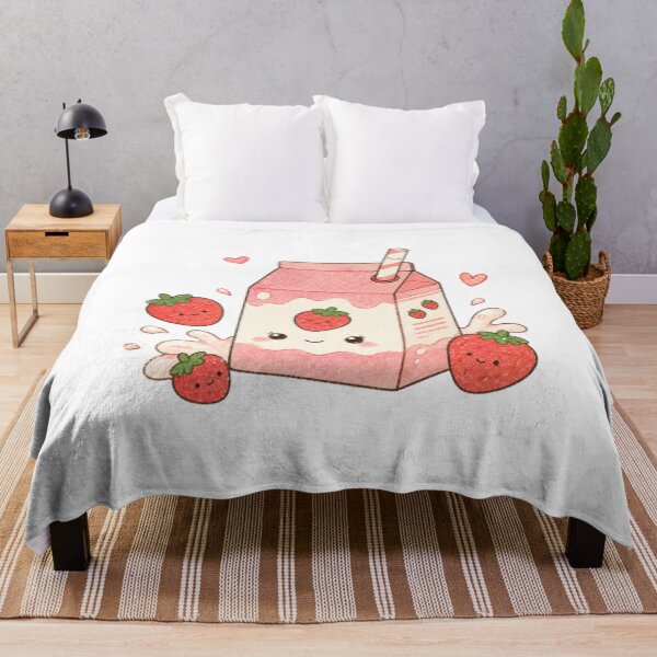 Item preview, Strawberry Milk Sweet Moments Cute Pastel Beverage Graphic designed and sold by Bebibon.