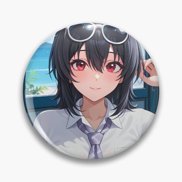 Item preview, Umi Asanagi Second Prettiest Girl Summer School Seaside Smile designed and sold by MicaheHaffner.