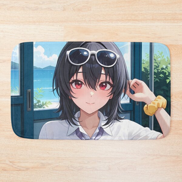 Item preview, Umi Asanagi Second Prettiest Girl Summer School Seaside Smile designed and sold by MicaheHaffner.