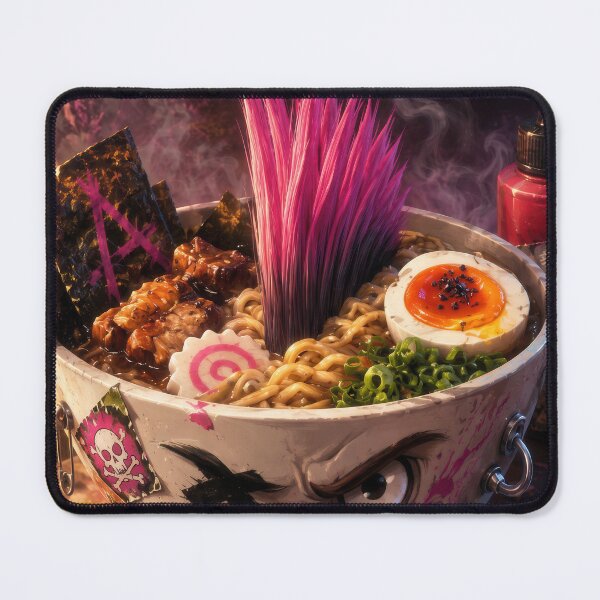 Item preview, Rebel Punk Ramen With Electric Pink Noodles designed and sold by MarlicShop.