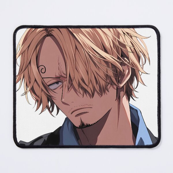 Item preview, Sanji Vinsmoke One Piece Shadowed Blue Collar Portrait designed and sold by MicaheHaffner.