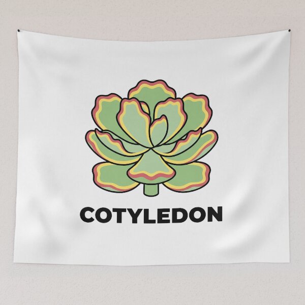 Item preview, Retro Modern Cotyledon Succulent Pop Art Graphic designed and sold by GreenDivisionJP.