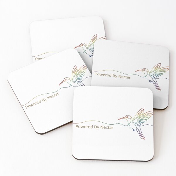 Item preview,  Powered By Nectar Hummingbird One Line Art Vintry Off designed and sold by VintryOff.
