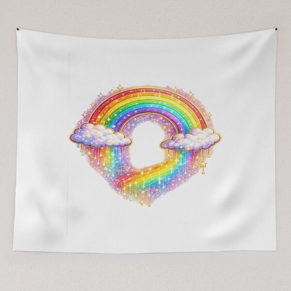 Item preview, Sparkling Rainbow Heart Sticker | LGBTQ Pride Rainbow | Love Is Love Cute Rainbow Heart Gift | Queer Aesthetic designed and sold by ArtByTripti.