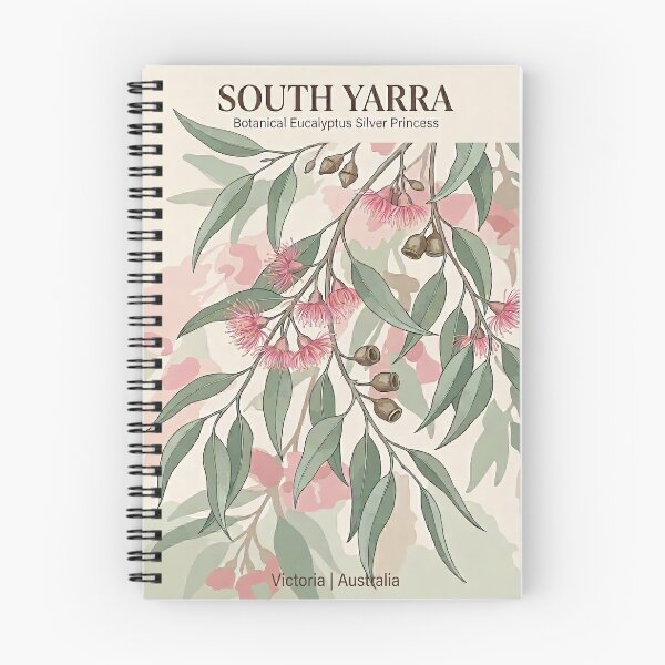 Item preview, South Yarra Botanical Eucalyptus Silver Princess designed and sold by NeighbourlyHues.