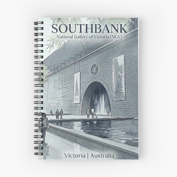 Item preview, Southbank National Gallery Victoria NGV Melbourne designed and sold by NeighbourlyHues.