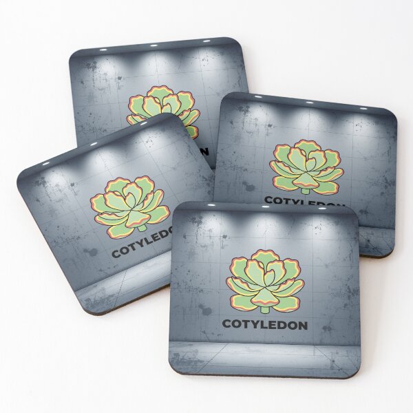 Item preview, Retro Modern Cotyledon Succulent Pop Art Graphic designed and sold by GreenDivisionJP.