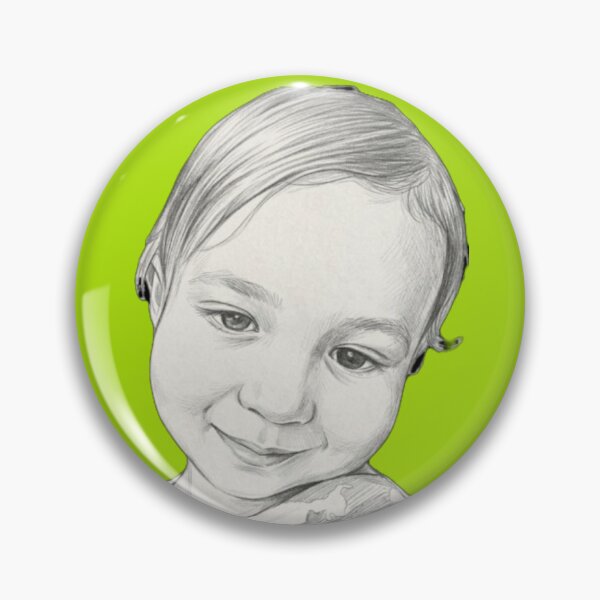 Item preview, Cute Baby Pencil Sketch Portrait - Artistic Minimalist Drawing designed and sold by NouryExpress.