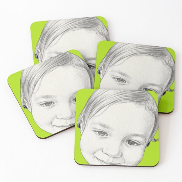 Item preview, Cute Baby Pencil Sketch Portrait - Artistic Minimalist Drawing designed and sold by NouryExpress.
