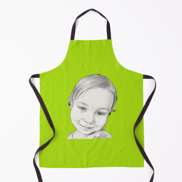 Item preview, Cute Baby Pencil Sketch Portrait - Artistic Minimalist Drawing designed and sold by NouryExpress.