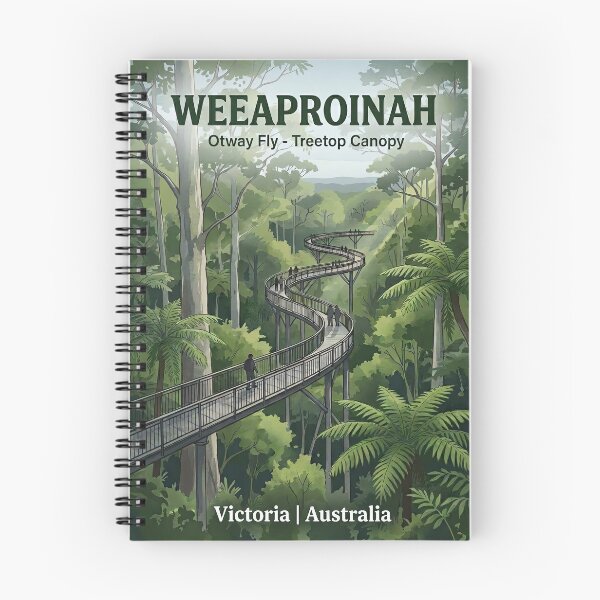 Item preview, Weeaproinah Otway Fly Treetop Canopy Victoria designed and sold by NeighbourlyHues.